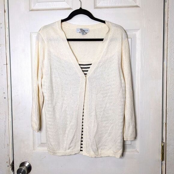 Sag Harbor Casual Stretch Blouse Women's Size Large - Picture 1 of 6